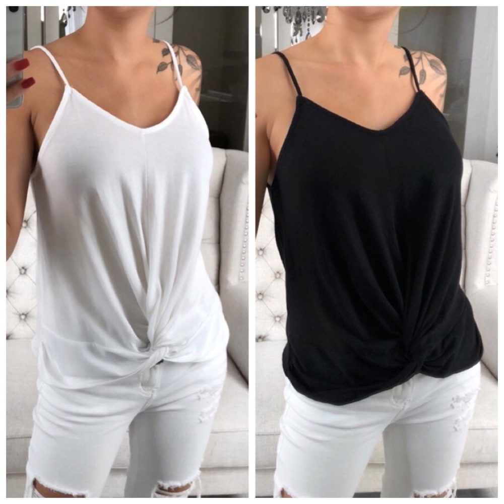 ❄️SALE❄️ Knots Black or White Modal Tanks